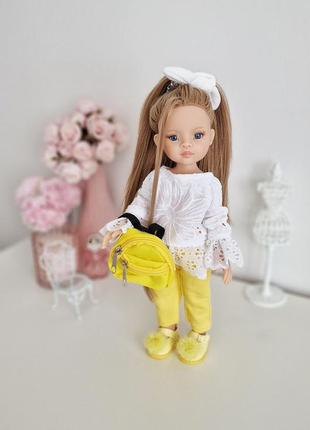 Кукла маника paola reina в желтой гамме испания/украина9 фото