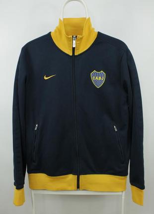 Спортивная футбольная олимпийка кофта nike football team boca juniors track top n98 navy