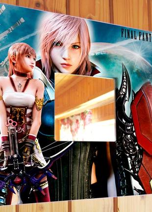Декоративне дзеркало «final fantasy» подарунок фанатам комп'ютерних ігор, декор кімнати