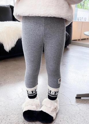 Детские лосины на плюше