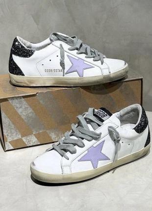 Голден гус суперстар кеды кожаные golden goose superstar