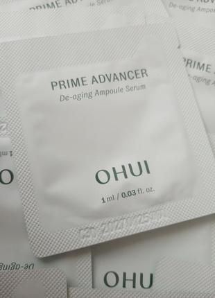 O hui нова сироватка ohui prime advancer de-aging ampoule serum 1  мл