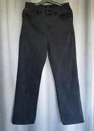 100% котон графитовые джинсы унисекс