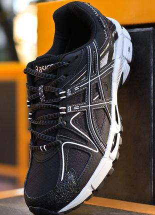 Asics 5 White White Black Blue5 фото