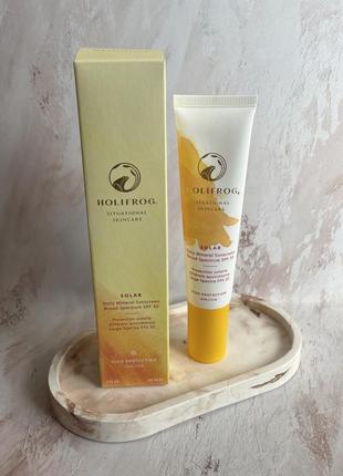 Ежедневный минеральный солнцезащитный крем крем с спф holifrog solar day mineral sunscreen broad spectrum spf 30