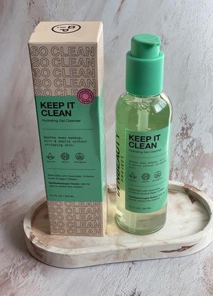 Зволожуючий гель для вмивання з керамідами та 10 амінокислотами innbeauty project keep it clean hydrating gel cleanser with ceramides & 10 amino acids