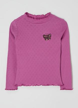 Детская качественная кофта s.oliver red66/реглан с бабочкой  🦋