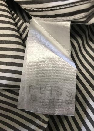 Рубашка мужская в полоску 100% хлопок бренд reiss6 фото