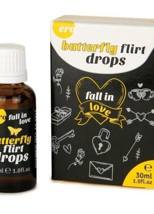 Возбуждающие капли для двоих ero butterfly flirt drops, 30 мл