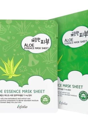 Маска тканинна для обличчя esfolio pure skin aloe з алое