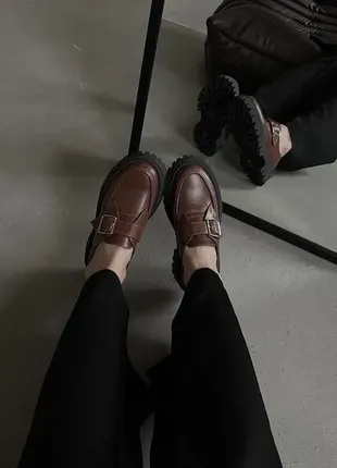 Ідеальні лофери із натуральної шкіри. укр. бренд enemy. studio