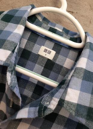 Uniqlo рубашка в клетку