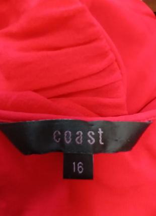 Нарядна шовкова червона блуза блузка топ l xl  шовк літуча миш 16. 48 -  525 фото