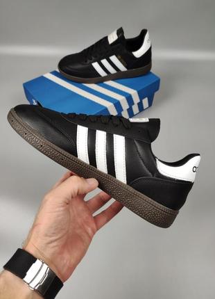 Кроссовки adidas handball spezial black2 фото