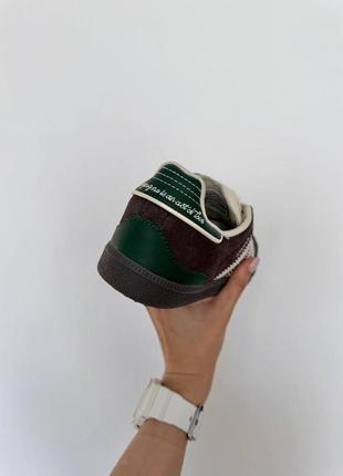 Кросівки adidas samba × notitle green brown8 фото