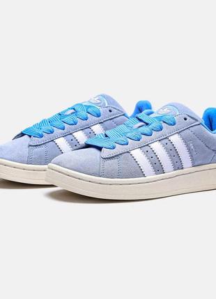 Женские кроссовки adidas campus blue code