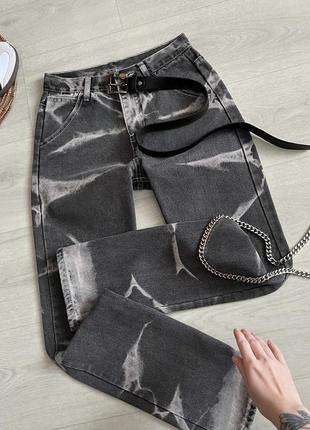 Обалденные прямые джинсы с высокой посадкой1 фото
