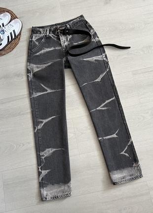Обалденные прямые джинсы с высокой посадкой3 фото