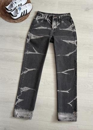 Обалденные прямые джинсы с высокой посадкой4 фото
