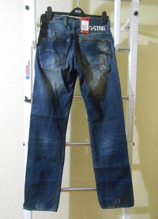 Джинсы прямые мужские g-star raw 3301 р. w30/l34. новые