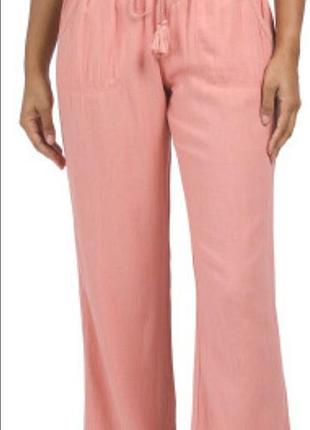 Стильные, разовые, льняные брюки love tree.