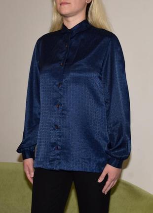 Оригинальная винтажная рубашка блуза vintage lanvin jl jeanne lanvin monogram blouse shirt made in Ausa