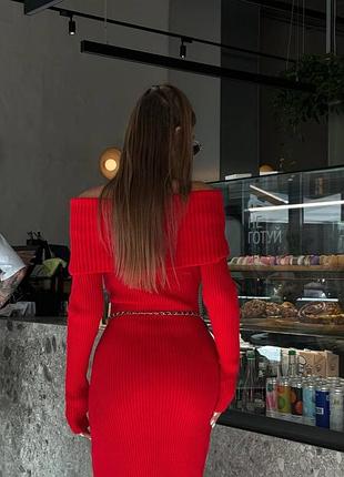 6 цветов! женское вязаное платье макси с открытыми плечами, трикотажное длинное платье...