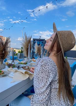 Блузка с мелким принтом