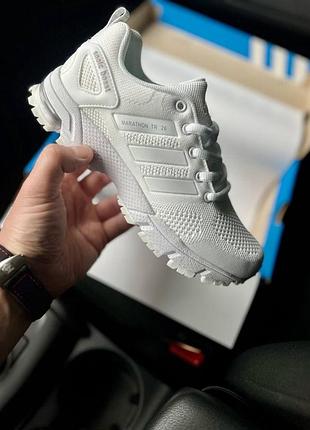 Кроссовки женские adidas marathon t all white