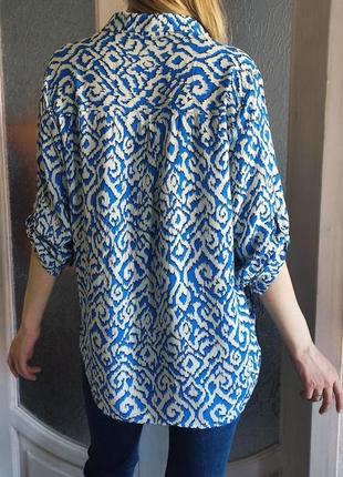 Блуза італія оригінал блузка сорочка топ віскоза рубашка4 фото