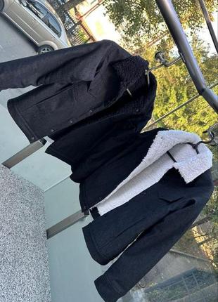 Джинсовая курточка на меху