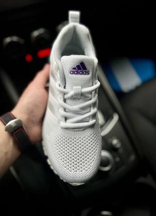 Кроссовки женские adidas marathon tr light gray &amp; violet5 фото