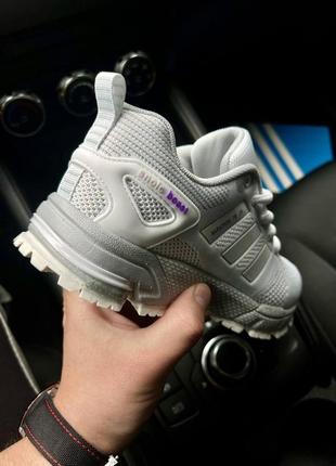 Кроссовки женские adidas marathon tr light gray &amp; violet8 фото