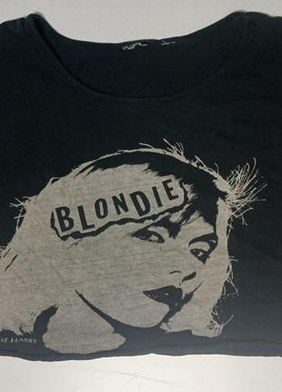 Топ коротка blondie футболка s-m debby harry