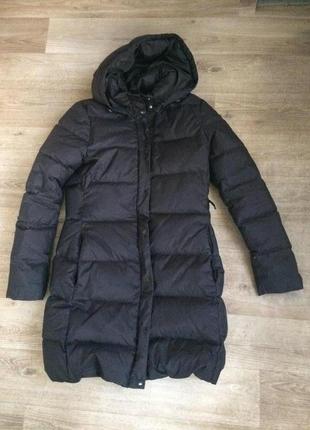 H &amp; m пуховик куртка тёплая с шляпой