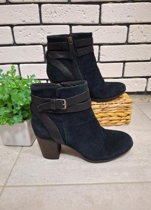 Демисезонные ботинки из натуральной замши clarks 39 размер