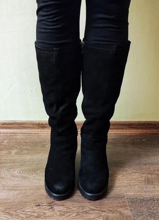 Сапоги зимові gama leather shoes замш 41 розмір (26,5см)