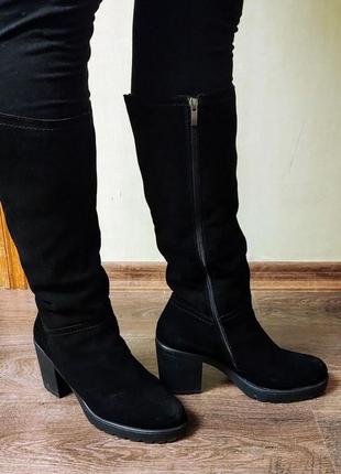 Сапоги зимові gama leather shoes замш 41 розмір (26,5см)3 фото