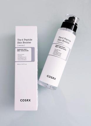 Cosrx the 6 peptide skin booster serum антивікова зволожуюча сироватка з 6 видами пептидів 150 мл