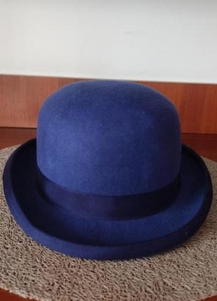 Капелюх -казанок вінтажний  фетровий christys london роз. 57