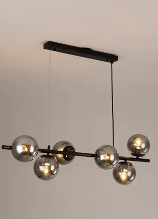 Сучасна люстра на 6 лампочок підвісна