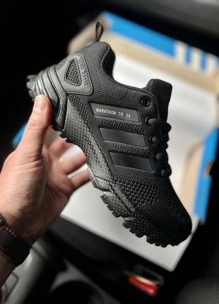 Кроссовки женские adidas marathon t all black4 фото