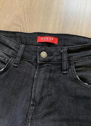 Мужские оригинальные джинсы с потёртостями guess4 фото