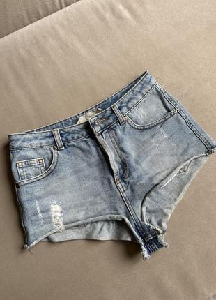 Короткие джинсовые шорты5 фото
