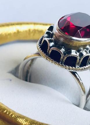 Кольцо перстень серебро ссср 925 проба 6,37 грамма 20 размер