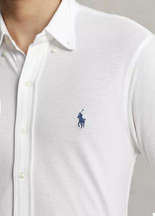 Стильна біла сорочка ralph lauren4 фото