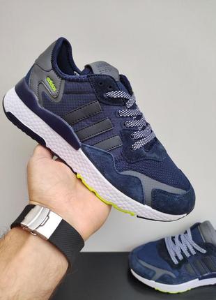 Кросівки adidas nite jogger dark blue2 фото