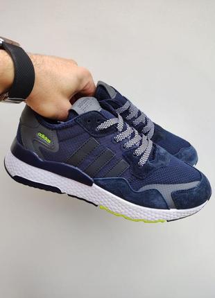 Кросівки adidas nite jogger dark blue9 фото