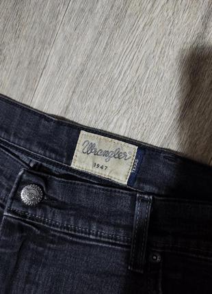 Мужские джинсы / wrangler / чёрные серые джинсы / брюки / мужская одежда / чоловічий одяг /2 фото