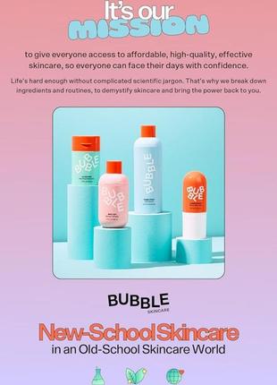 Bubble skincare fresh start гель-очиститель для лица 20ml для всех типов кожи